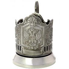 Подстаканник никелированный Герб