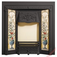 Каминная топка POPPY & WHEATSHEAF TILED FIREPLACE STOVAX (Англия) Каминная топка POPPY & WHEATSHEAF TILED FIREPLACE STOVAX (Англия)