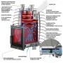 Печь для бани Эверест "Steam Heat" 24 INOX Печь для бани Эверест "Steam Heat" 24 INOX