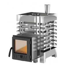 Печь для бани ASTON 12 INOX стекло