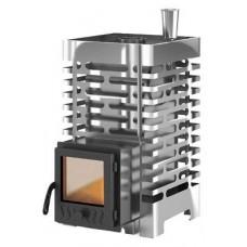 Печь для бани ASTON 16 INOX стекло