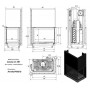 Каминная топка Amelia/P/BS/G(угловое стекло справа,гильотина) Каминная топка Amelia/P/BS/G(угловое стекло справа,гильотина)