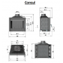 Каминная топка Consul 12 кВт