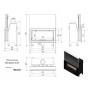 Каминная топка Mila/G 1109х587(1346)х566 Каминная топка Mila/G 1109х587(1346)х566