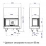 Каминная топка угловая CFR 1000W (Stav) Р/R
